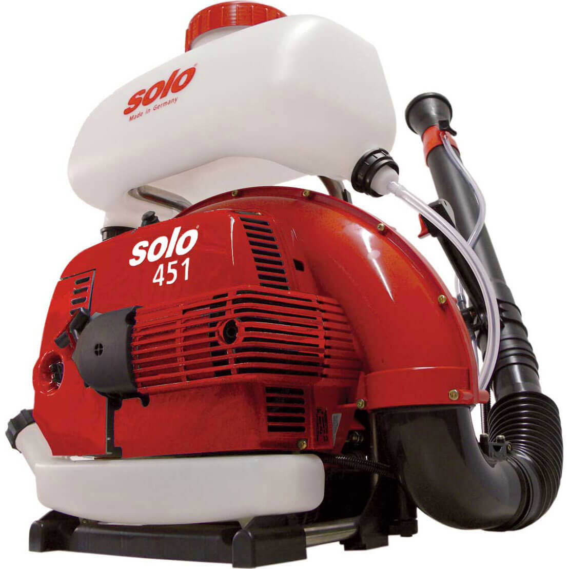 Image of Solo 451 Backpack Petrol Mist Sprayer for Chemicals and Water 13 Litre with Long Reach Nozzle and 2 Stroke 665cc Engine