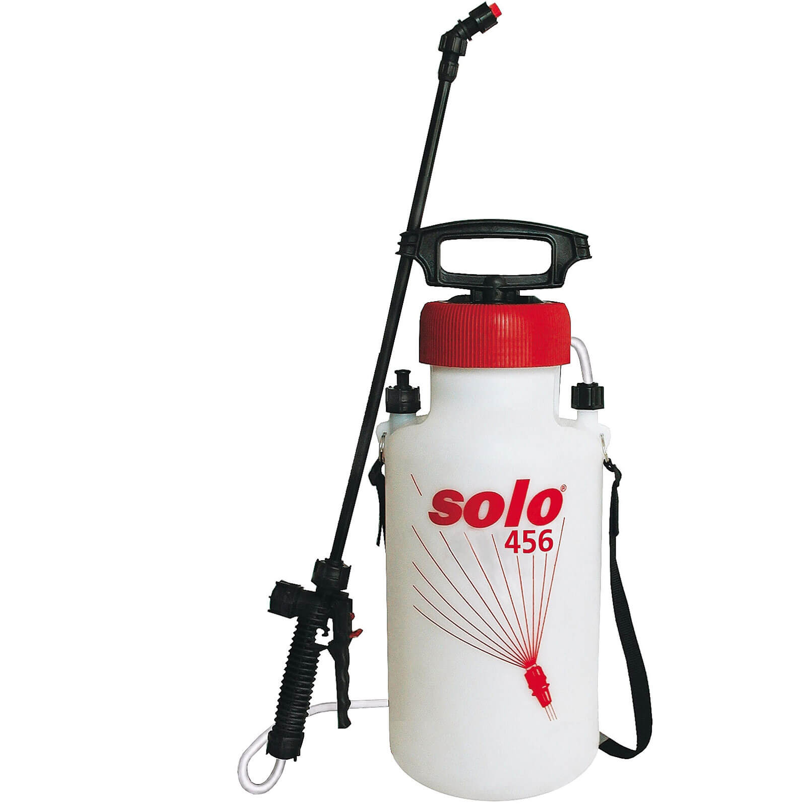 Image of Solo 456 Pressure Sprayer for Chemicals and Water 75 Litres Holds 5 Litres with 500mm Spray Lance