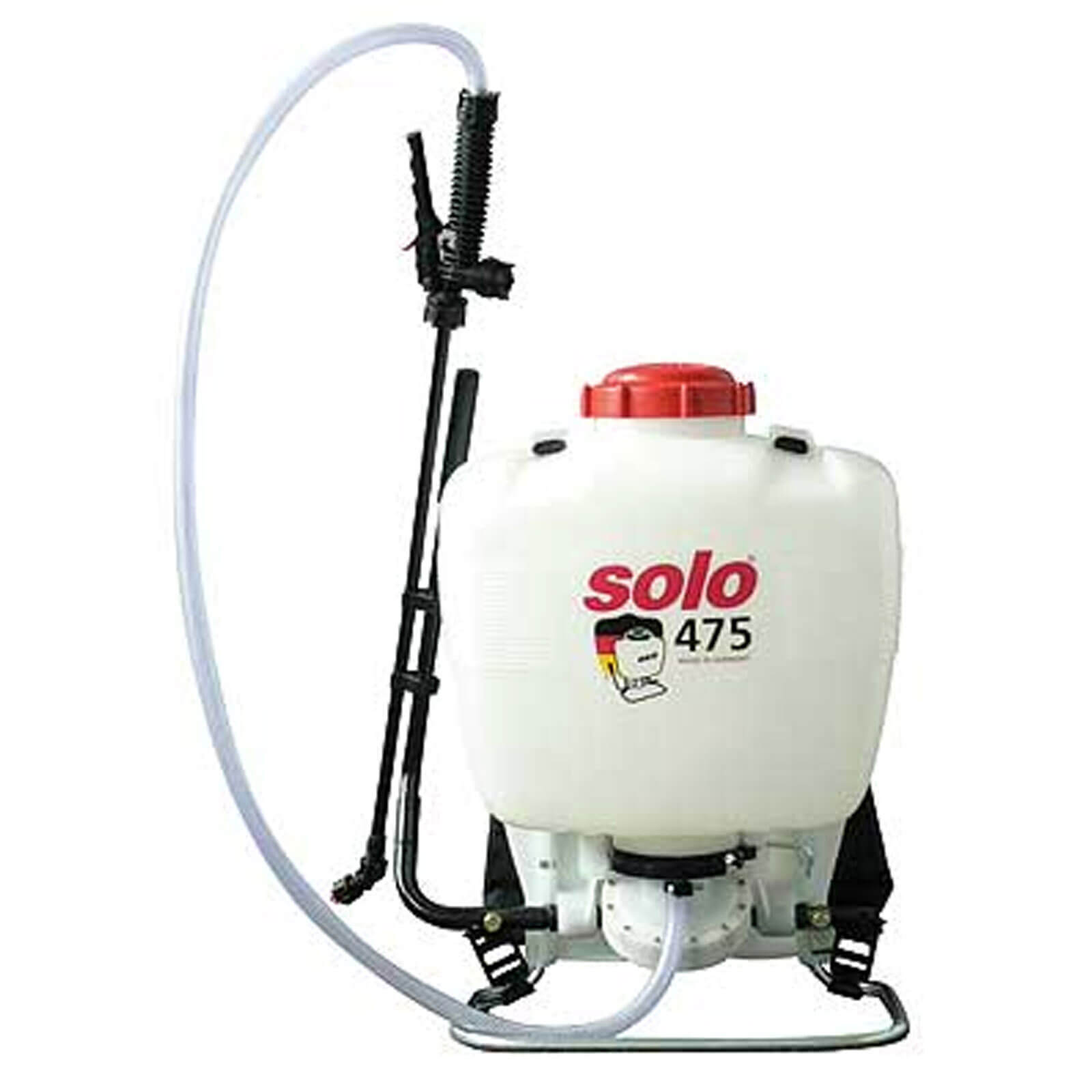 Image of Solo 475D Comfort Backpack Pressure Sprayer for Chemicals and Water 15 Litre with 500mm Spray Lance and Viton Seals