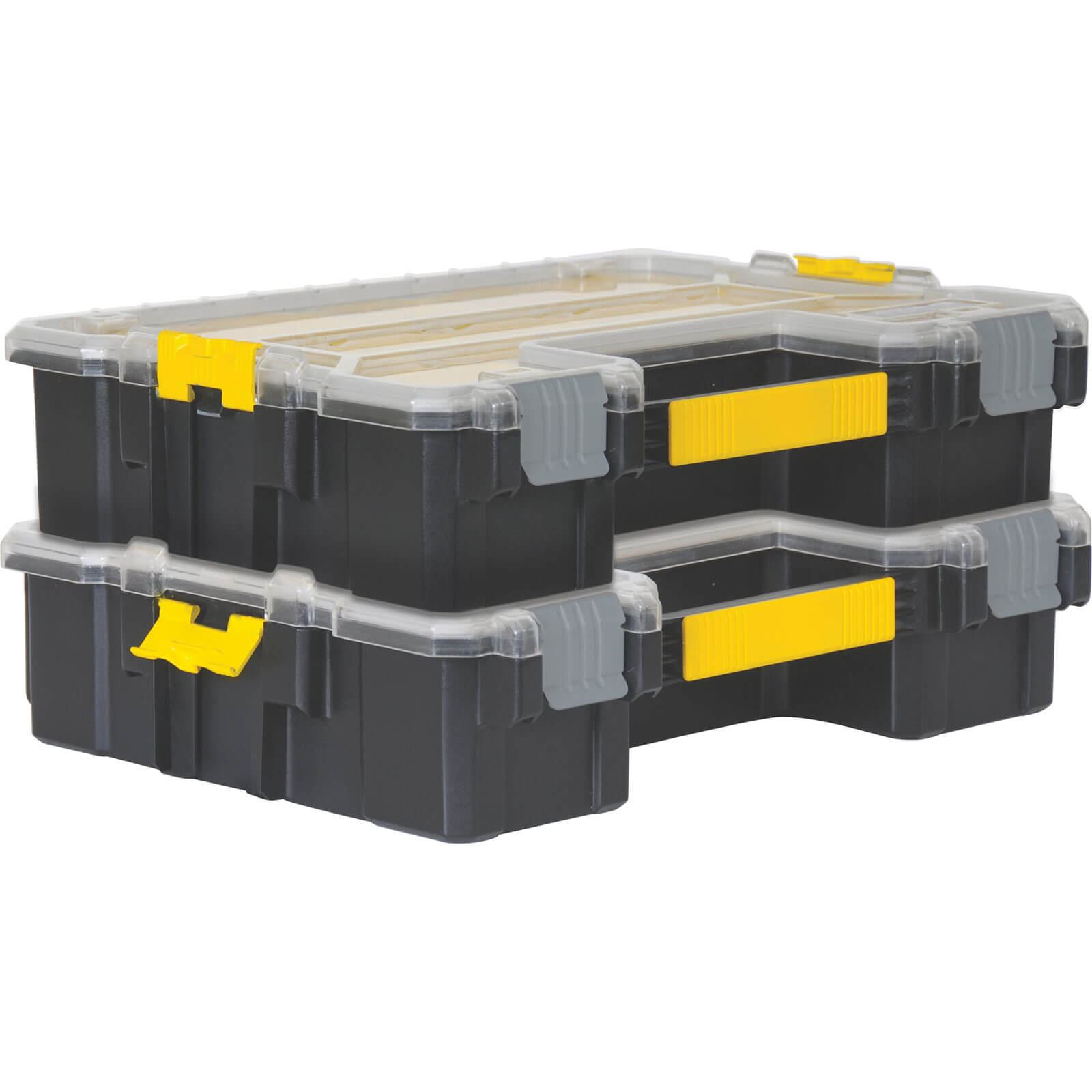 Image of Stanley FatMax Deep Pro Organiser Case Pack of 2