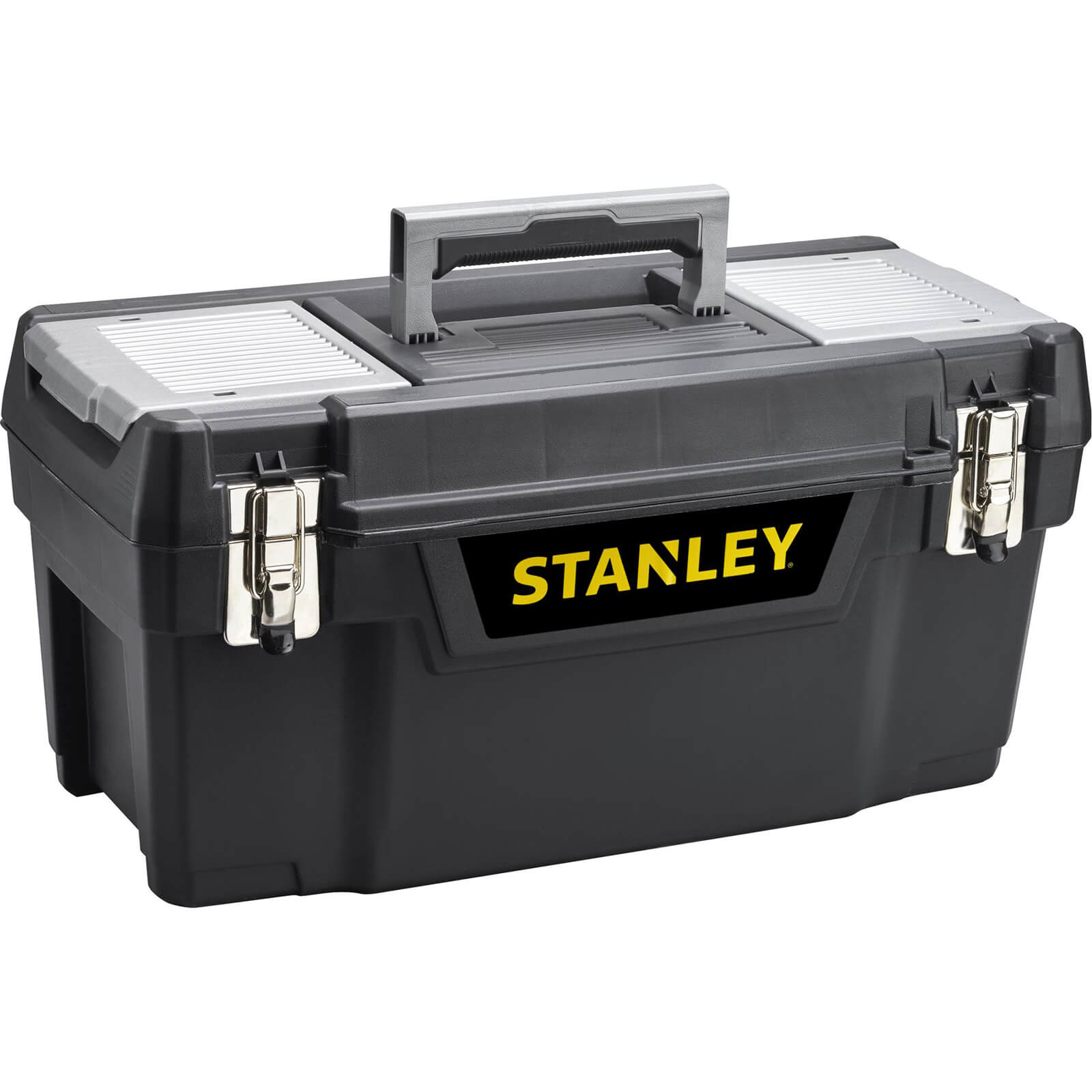 Image of Stanley Plastic Tool Box Black 508mm 20