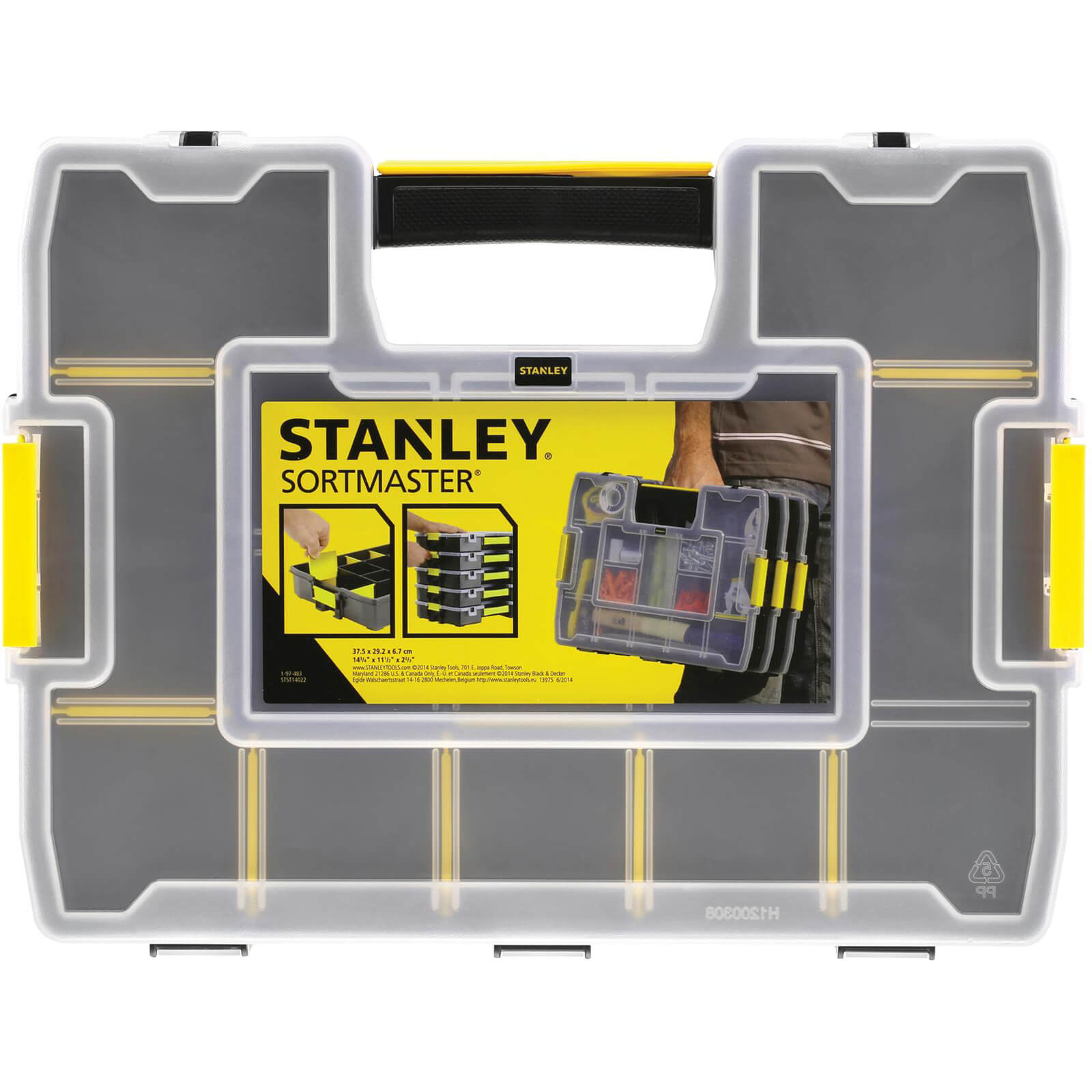 Image of Stanley 14 Compartment Stackable Sortmaster Organiser