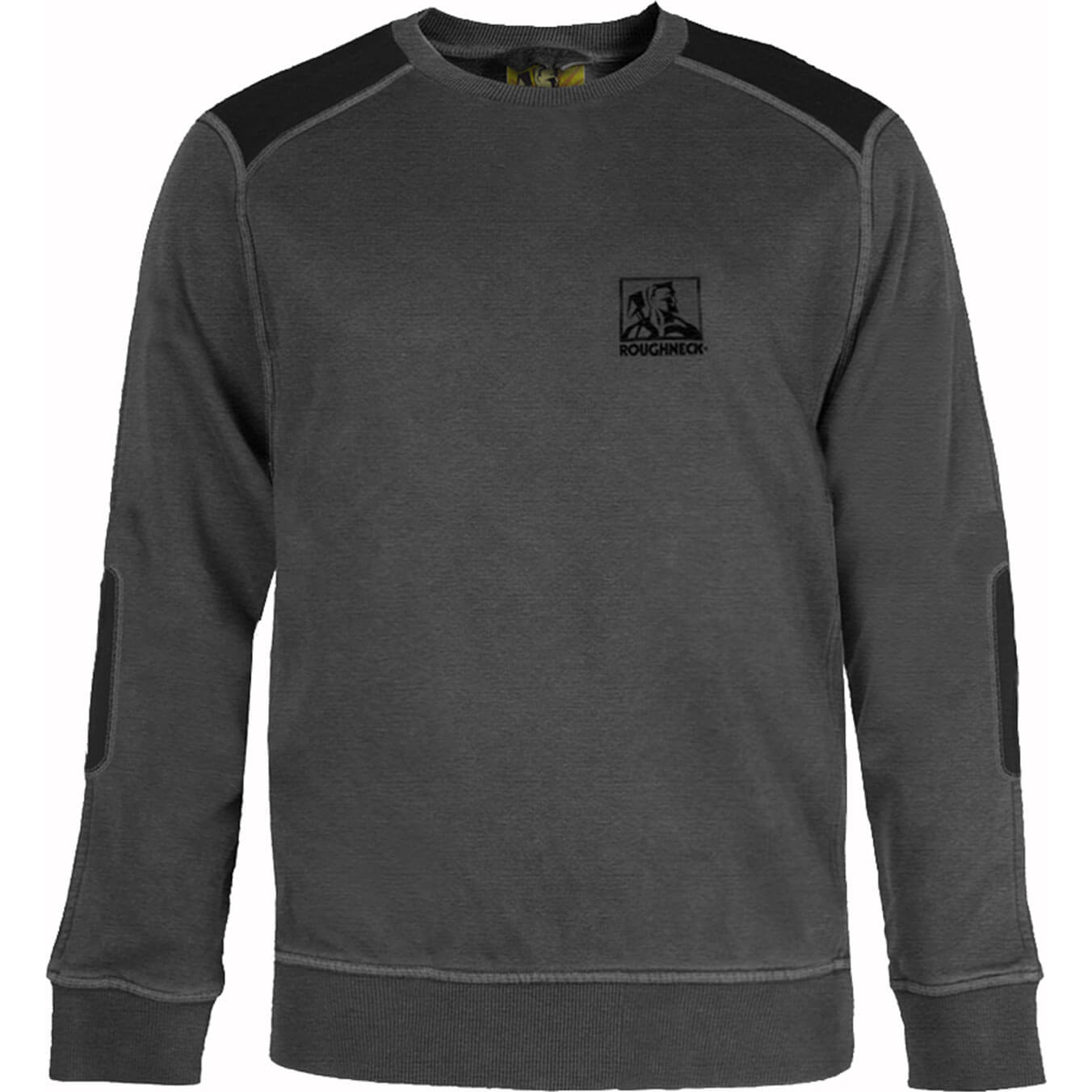 Image of Roughneck Mens Grey Crewneck Work Sweatshirt XL