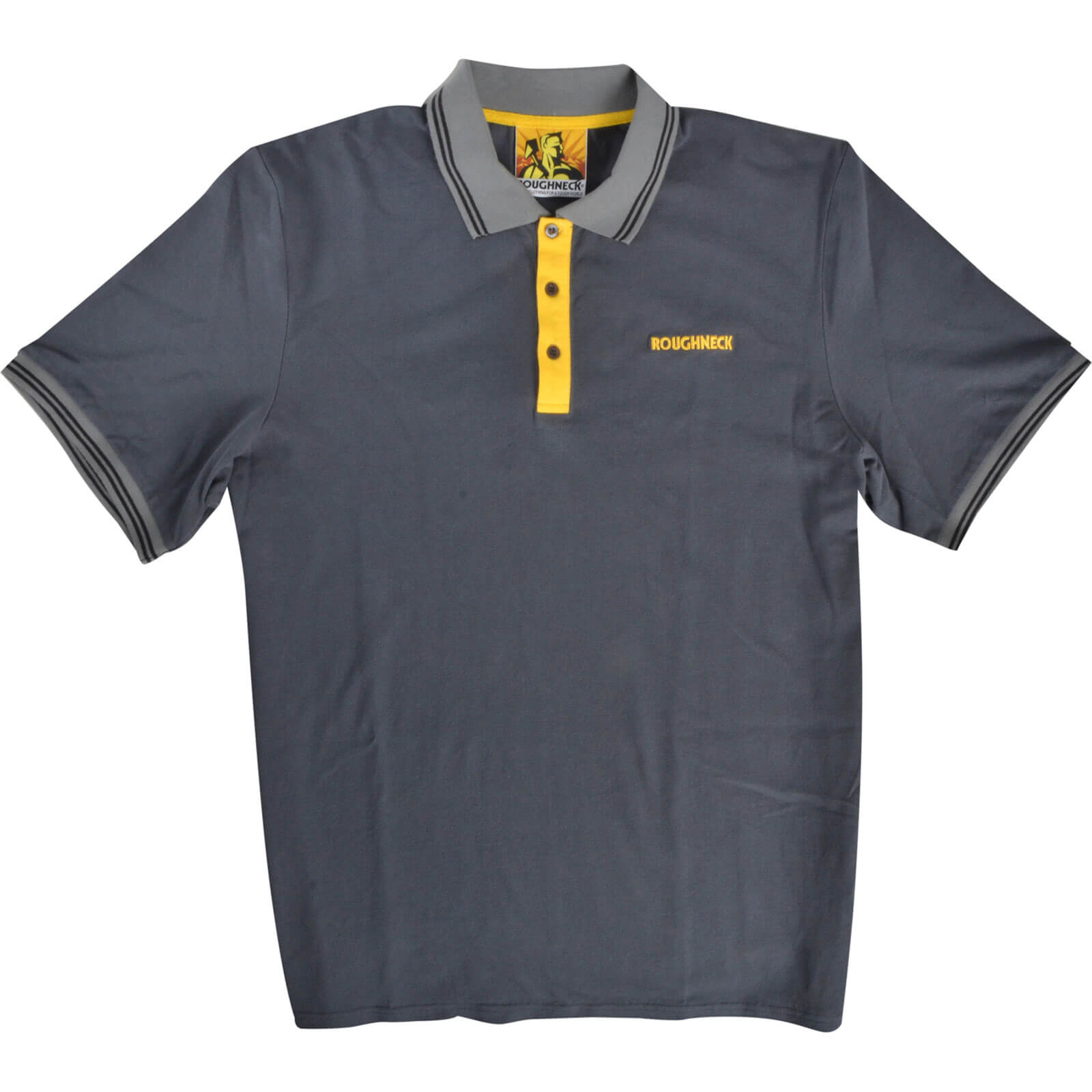 Image of Roughneck Mens Polo Shirt Grey Large