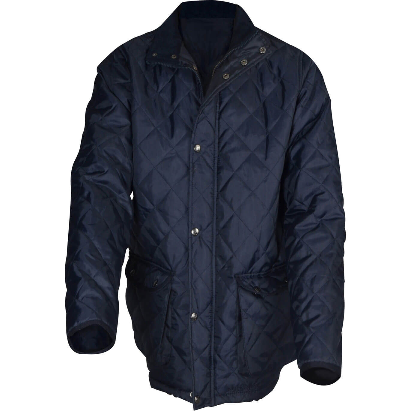 Image of Roughneck Mens Quilted Work Jacket Blue Large