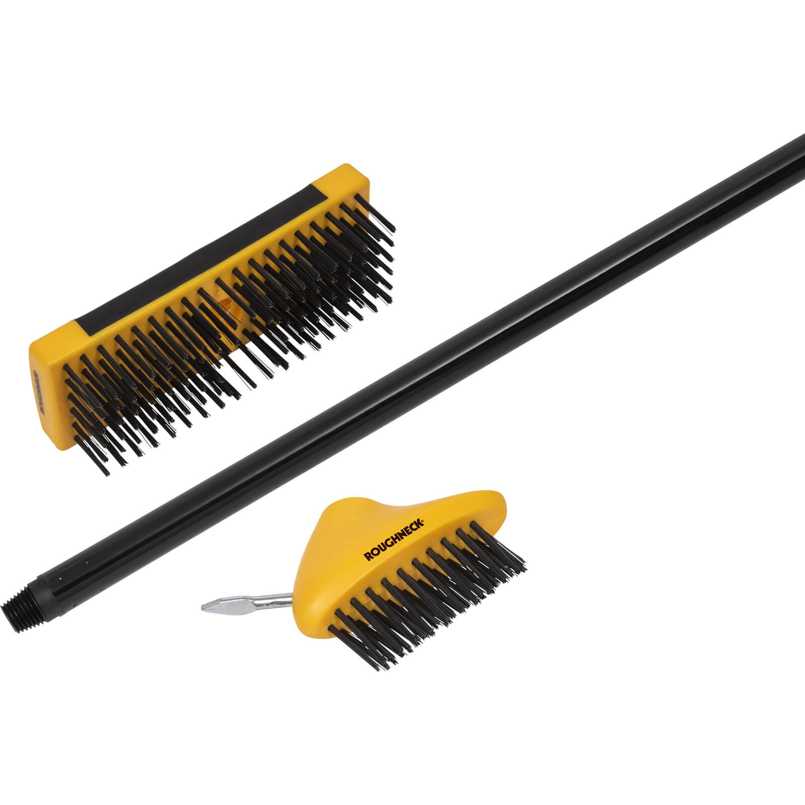 Image of Roughneck Patio and Decking Brush Set with 12 Metre Handle