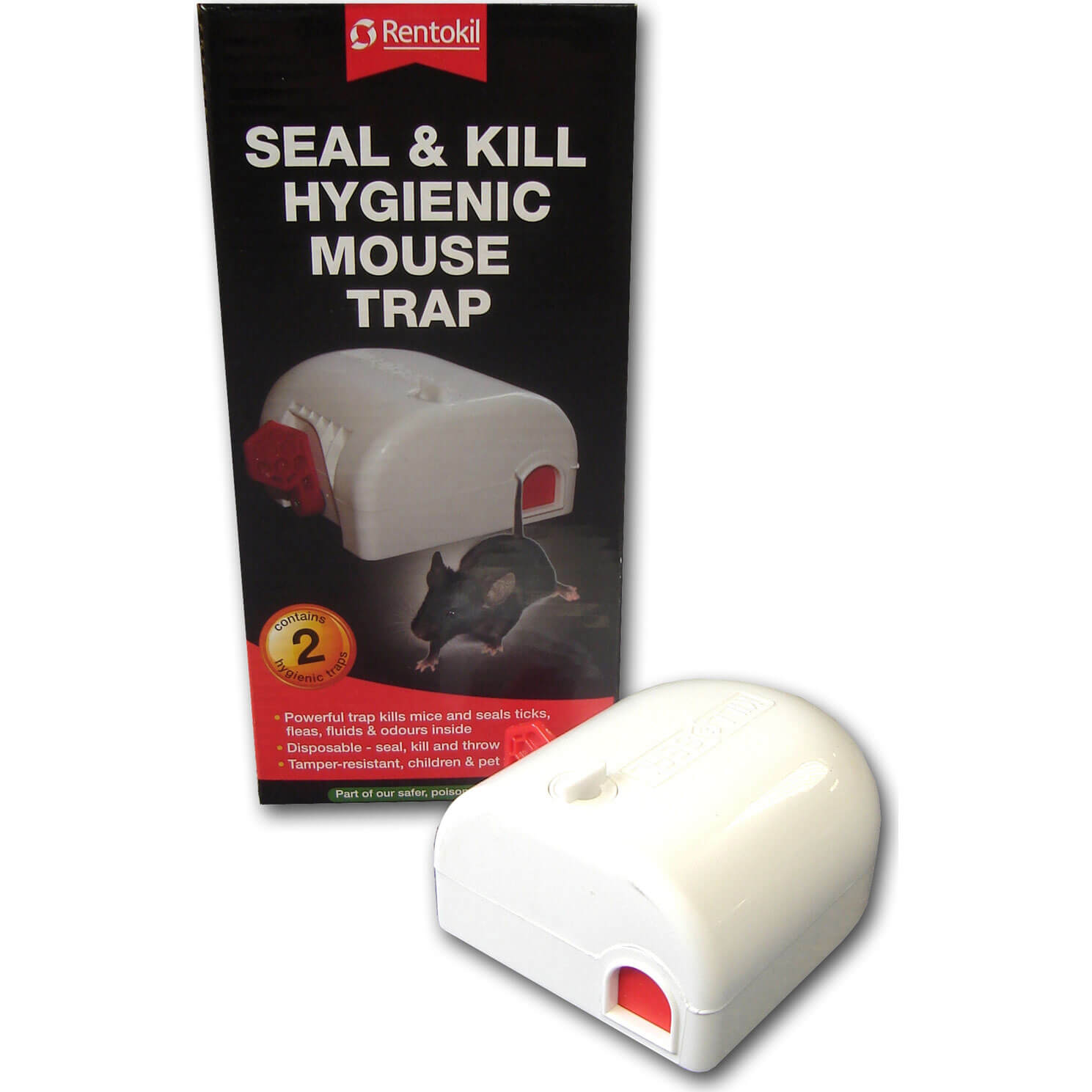 Image of Rentokil Seal and Kill Hygienic Mouse Trap