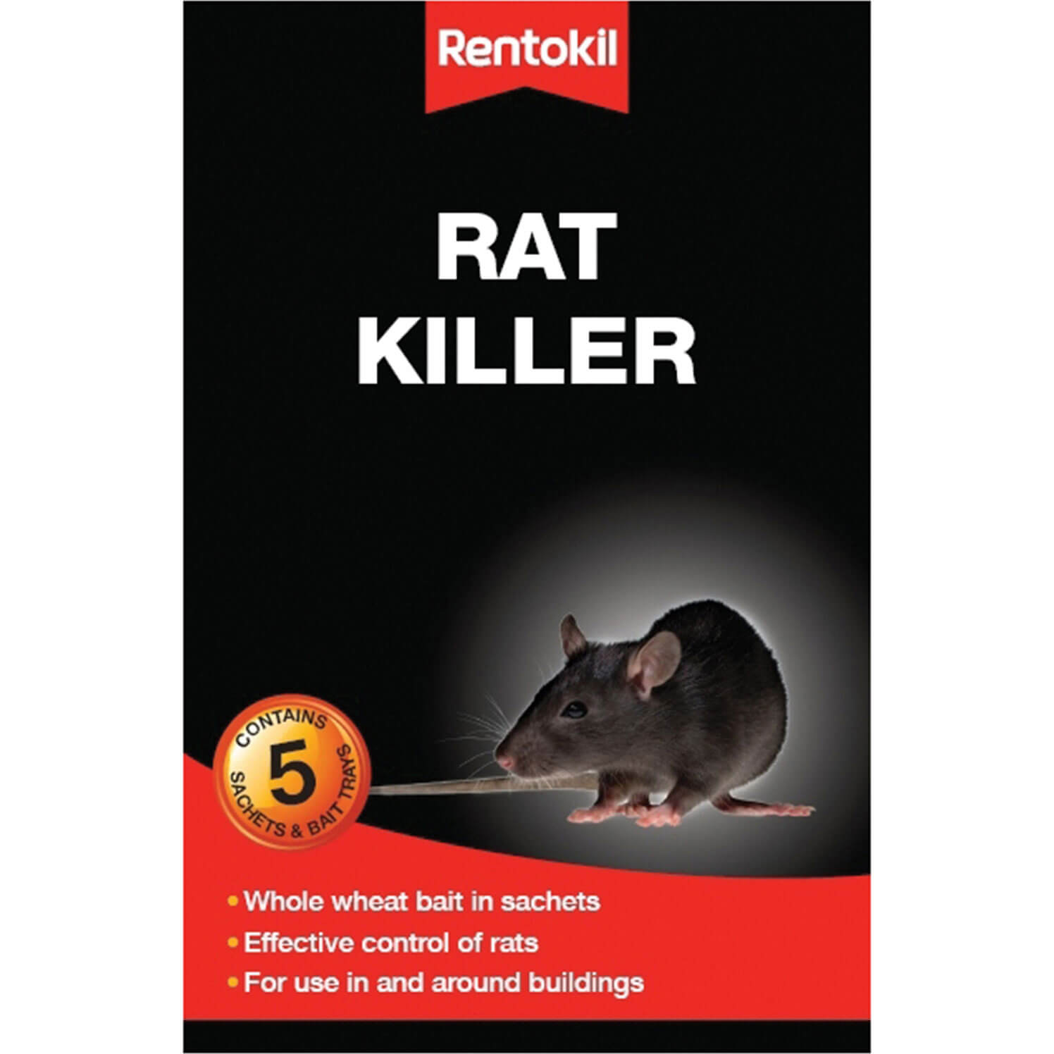 Image of Rentokil Rat Killer Rodenticide Bait 500g