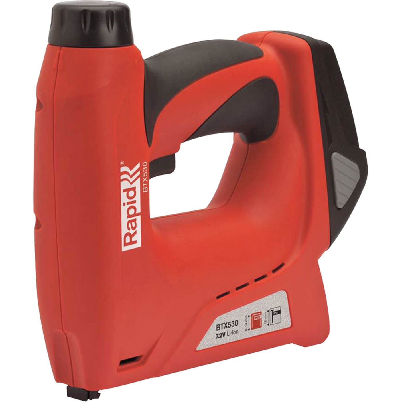 Image of Rapid BTX530 72v Cordless Staple Gun 6 14mm with Integral Lithium Ion Battery