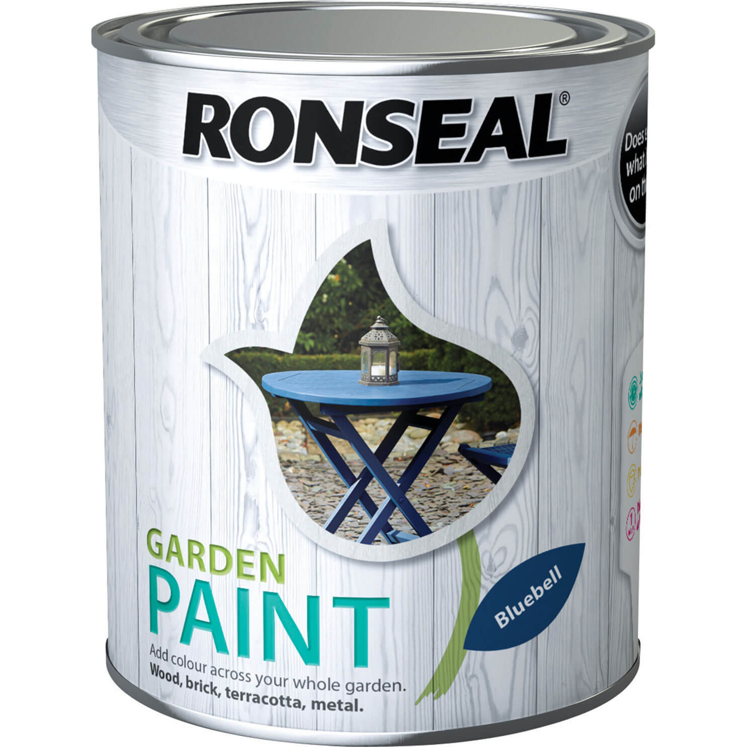 Image of Ronseal General Purpose Garden Paint Bluebell 250ml