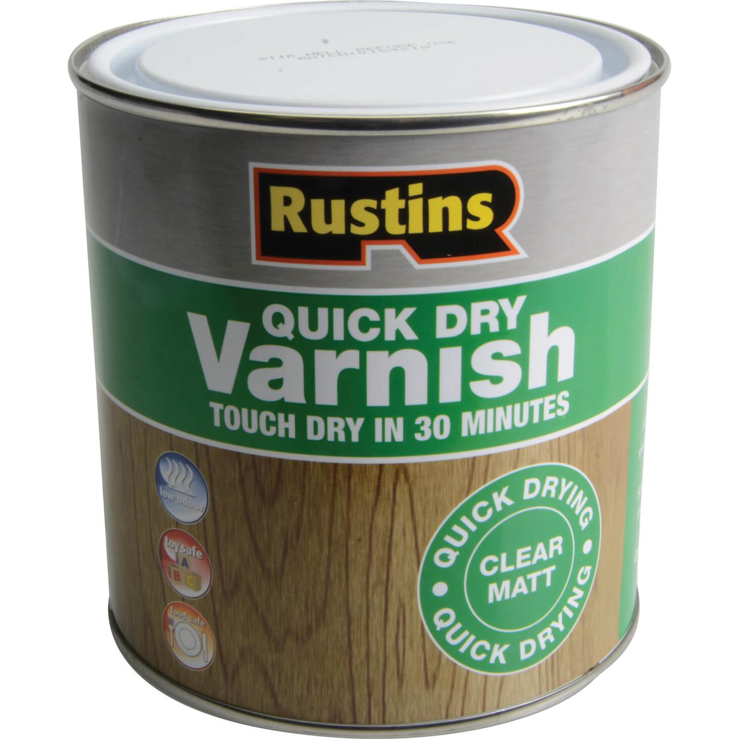 Image of Rustins Quick Dry Clear Varnish Matt 250ml