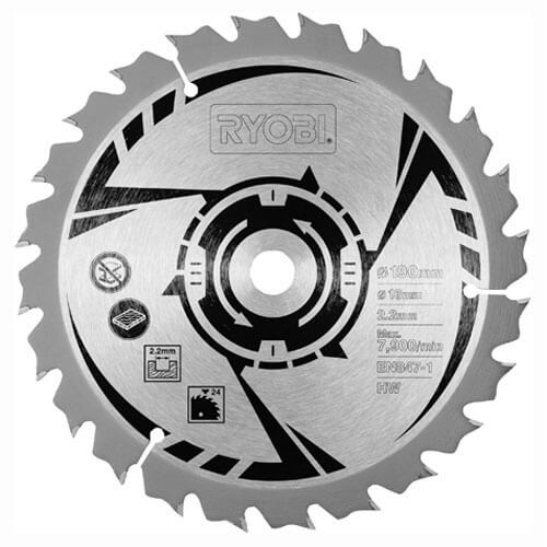 Image of Ryobi 190mm Saw Blade for EWS1266HG RWS1250G EWS1366HG and RWS14004K Circular Saws