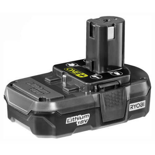 Image of Ryobi RB18L13 18v Cordless Lithium Ion Slim Battery 13ah for ONE Compatible Tools