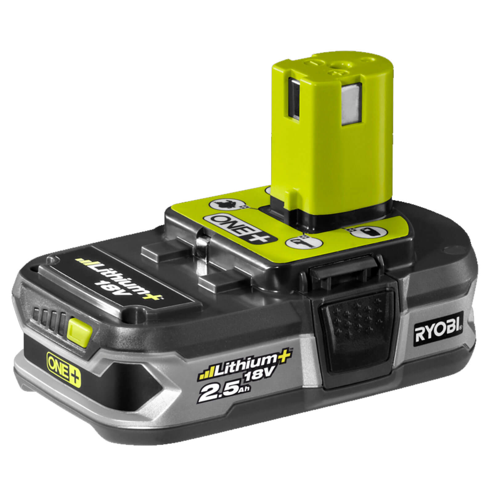 Image of Ryobi RB18L25 18v Cordless Lithium Ion Battery 25ah for ONE Compatible Tools