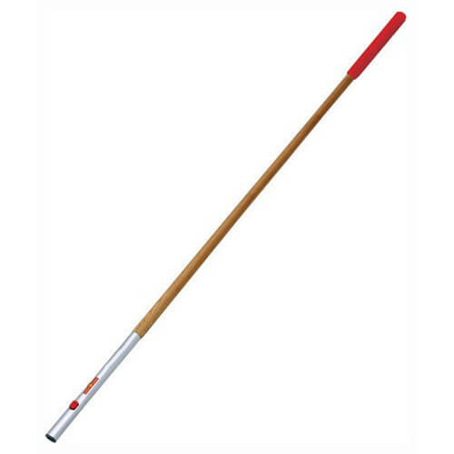 Image of Wolf Garten Multi Change Wooden Handle with Red PVC Handle 1700mm