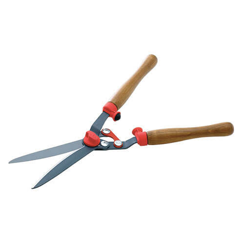 Image of Wolf Garten Traditional Wooden Handle Hedge Shears