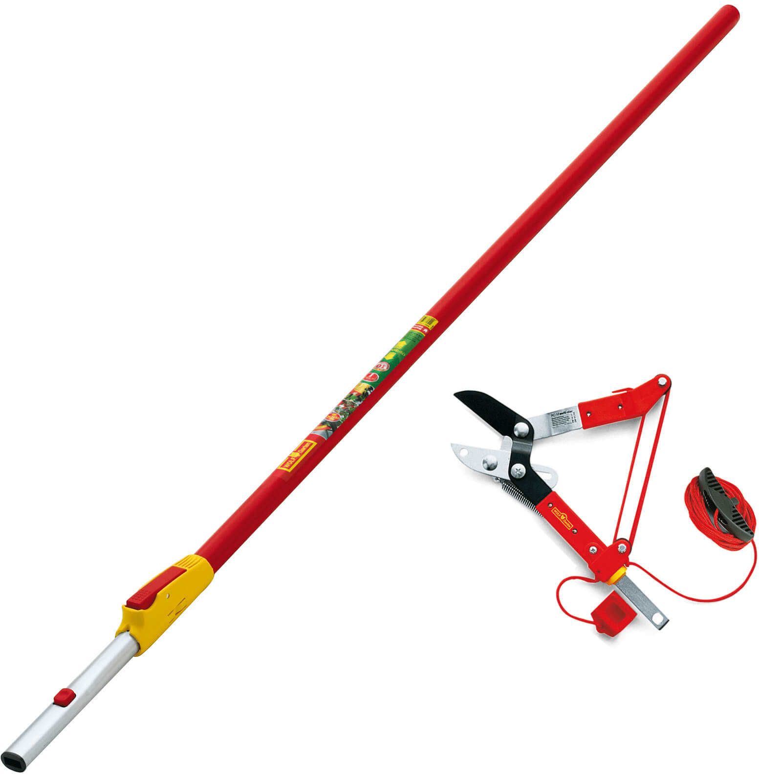 Image of Wolf Garten Multi Change Anvil Tree Loppers 3 Metre Telescopic Handle