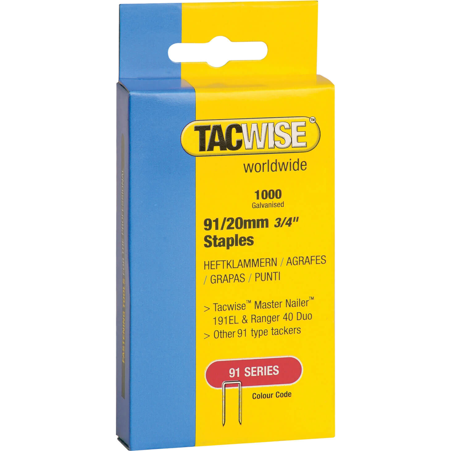 Image of Tacwise 9120mm Staples Pack of 1000