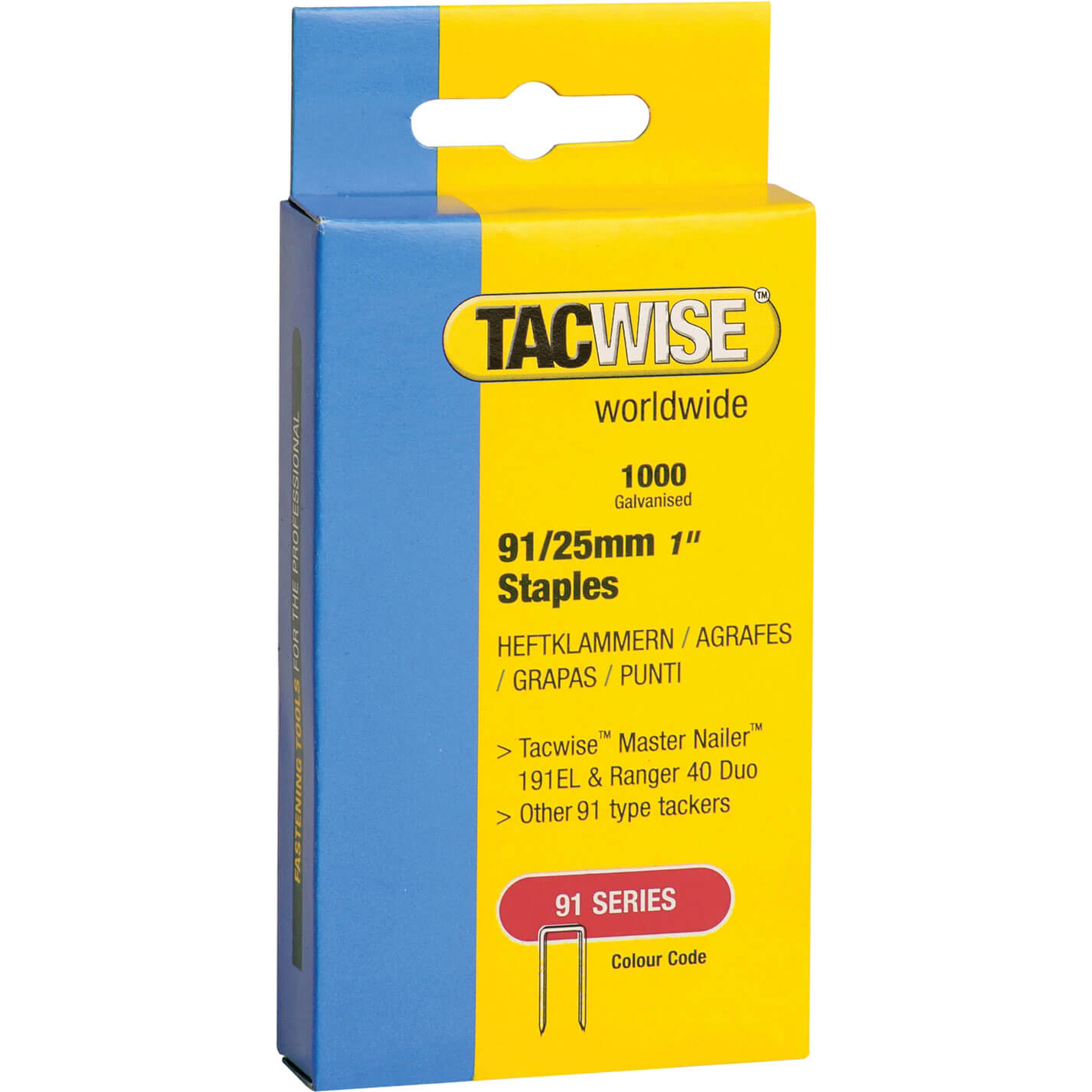 Image of Tacwise 9125mm Staples Pack of 1000