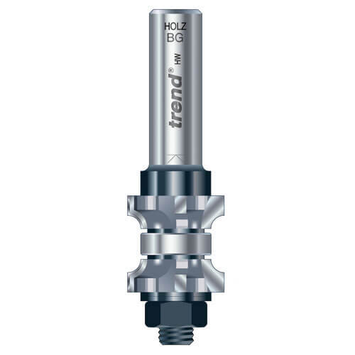 Image of Trend Rounding Over Set 23mm Dia Tct Router Cutter Range Corian