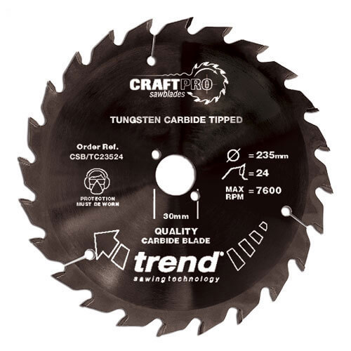 Image of Trend Craft Saw Blade Ns 250mmx48Tx30mm Saw Blades Circular Saw Blade 250mm