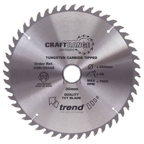 Image of Trend Craft Saw Blade 184mm x 30T x 16mm Saw Blades Circular Saw Blade 184mm