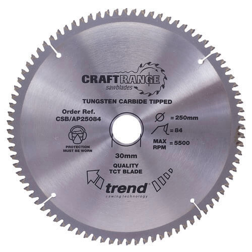 Image of Trend Saw Blade AlloyPlas 350mmx108Tx30mm Saw Blades Circular Saw Blade 350mm