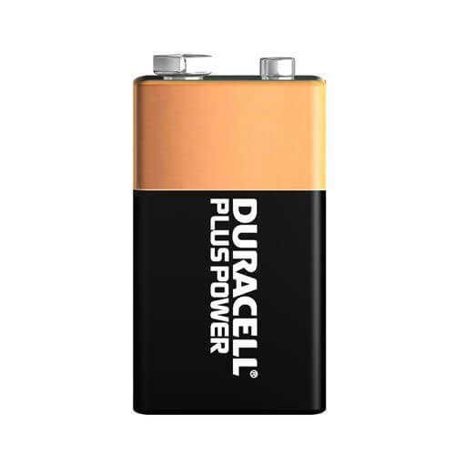 Image of Duracell Plus Power 9V Batteries Pack of 8