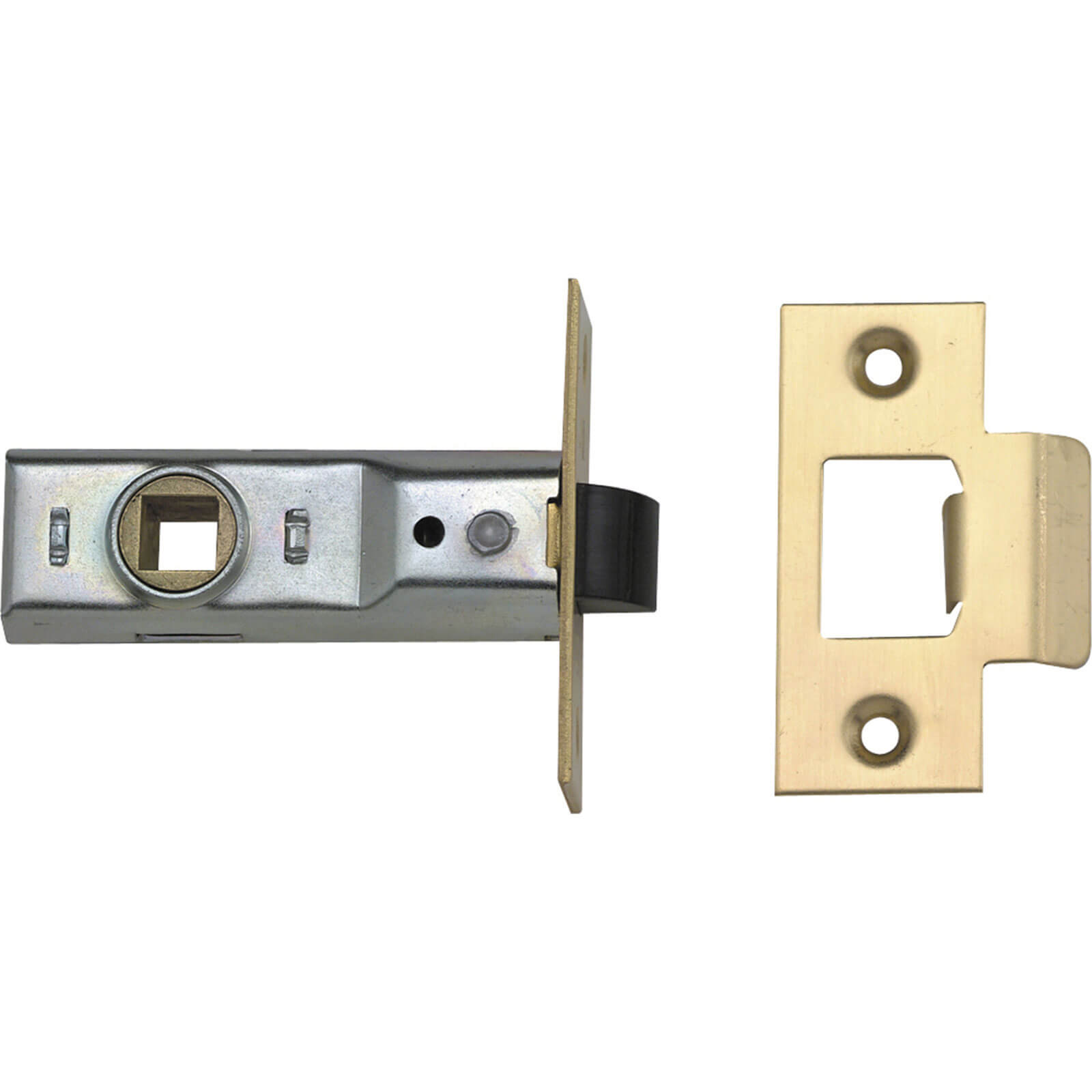 Image of Union Locks Tubular Mortice Latch 2648 Polished Brass 76mm 3