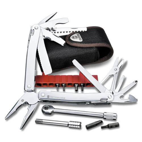 Image of Victorinox Swiss Multi Tool Spirit Plus R 39 Functions with Leather Pouch