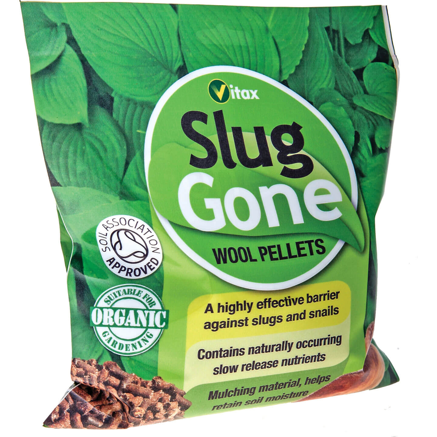 Image of Vitax Slug Gone Wool Pellets for Killing Slugs 1 Litre