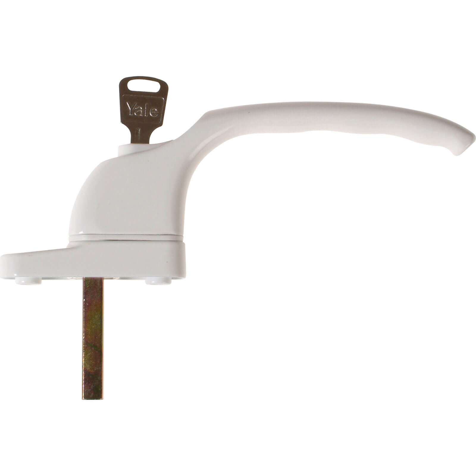 Image of Yale Locks PVCu Window Handle White Finish YWHLCK40NWH