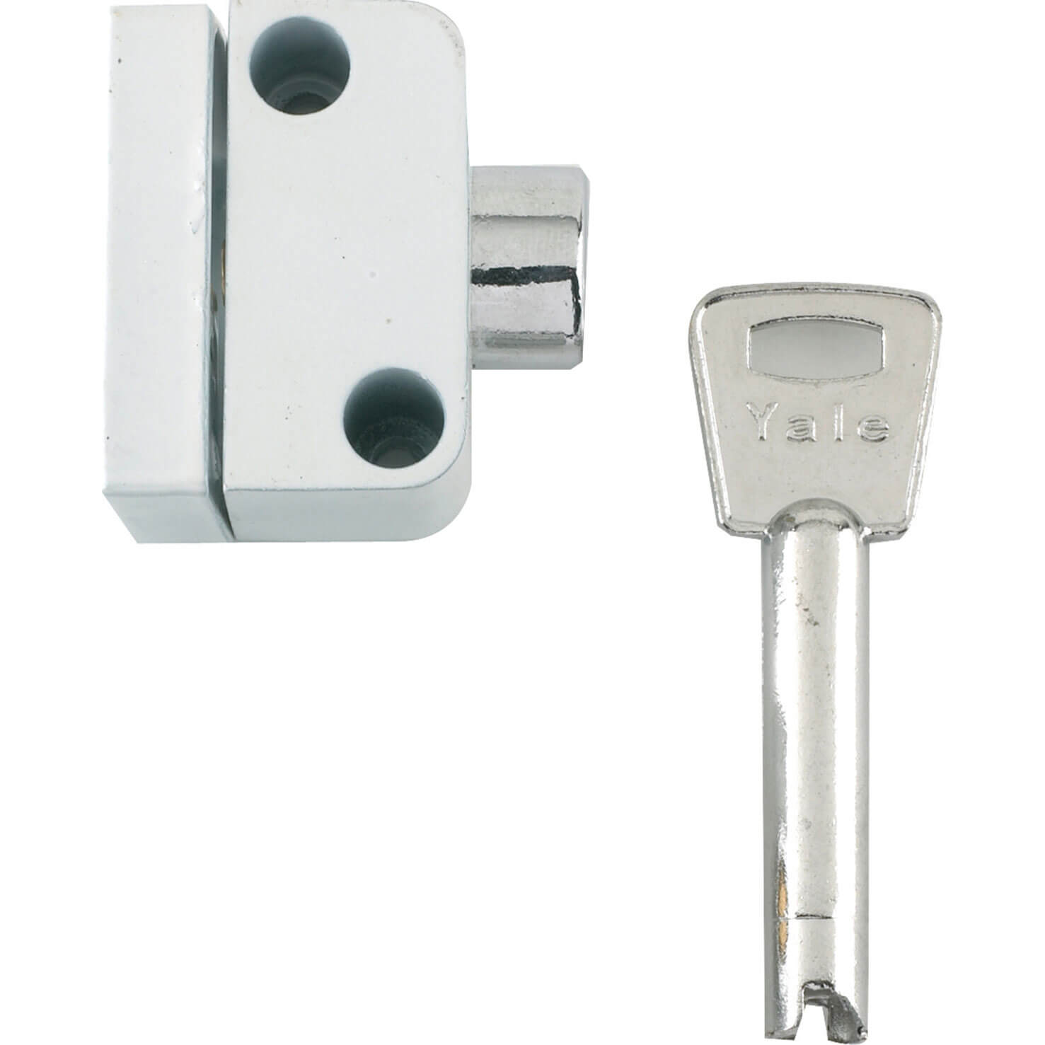 Image of Yale Locks 8K102 Push Button Window Lock White Finish