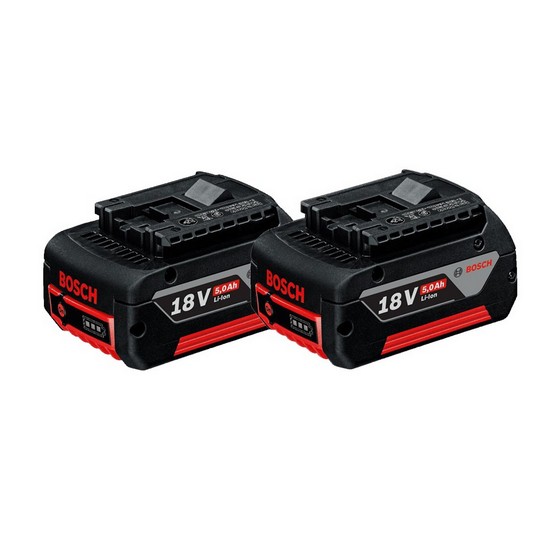 Image of BOSCH 18V 2X50AH LIION BATTERIES and CHARGER