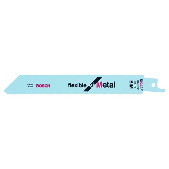 Image of Bosch 2608656013 Pack Of 5 Flex Metal UniShank Saw Blades S922 AF
