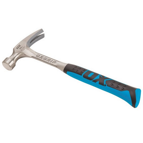 Image of OX PRO STRAIGHT CLAW HAMMER 20OZ