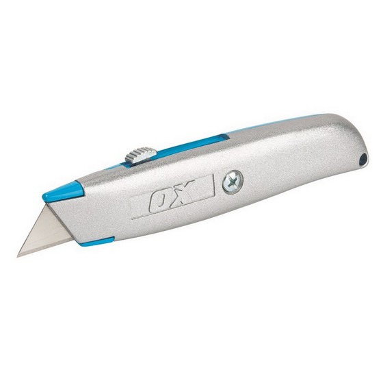 Image of OX TRADE HEAVY DUTY RETRACTABLE UTILITY KNIFE