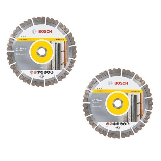 Image of BOSCH 06159975T3 230MM DIAMOND DISC TWIN PACK
