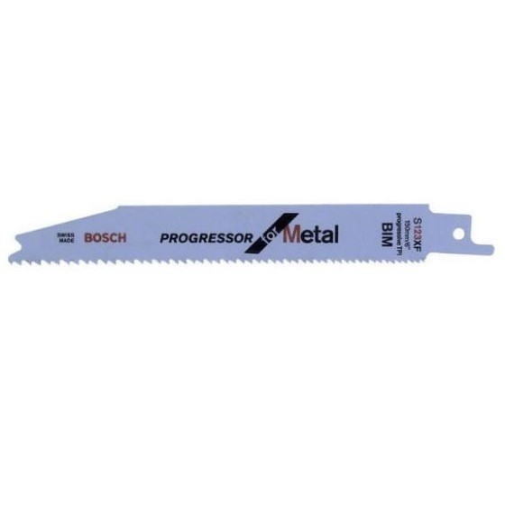 Image of Bosch 2608654402 Pack Of 5 Progressor Metal 12 Inch UniShank Saw Blades S123XF